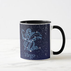 Virgo Constellation and Zodiac Sign with Stars Mok