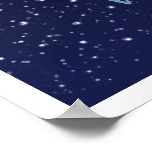 Virgo Constellation and Zodiac Sign with Stars Poster (Hoek)