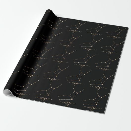 Virgo Constellation Cadeaupapier (Uitgerold)