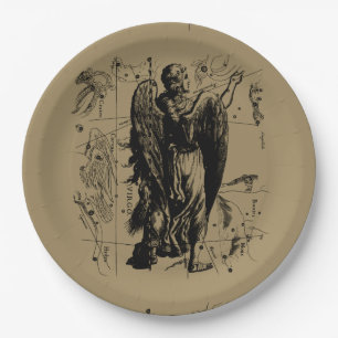 Virgo Constellation Hevelius 1690 aug23 - Sept22 Papieren Bordje