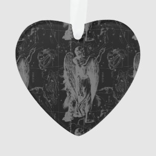 Virgo Constellation Hevelius 1690 aug23 - septembe Ornament