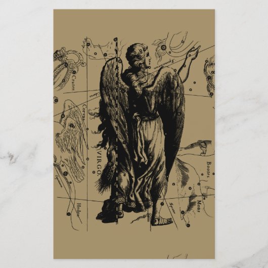 Virgo Constellation Hevelius 1690 aug 23 september Flyer (Voorkant)