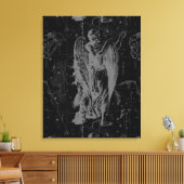 Virgo Constellation Hevelius 1690 Canvas Afdruk (Insitu (Woonkamer))