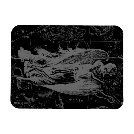 Virgo Constellation Hevelius 1690  Magneet (Horizontaal)