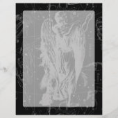 Virgo Constellation Hevelius 1690 on Black (Voorkant)