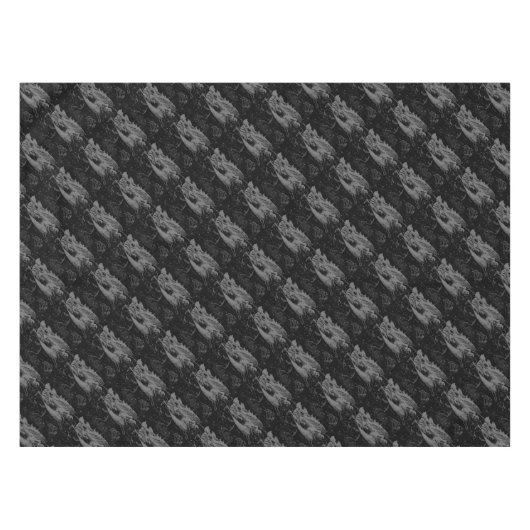 Virgo Constellation Hevelius 1690 on Black Tafelkleed (Voorkant (Horizontaal))