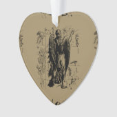 Virgo Constellation Hevelius 1690 Ornament (voorkant)