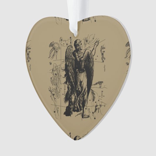 Virgo Constellation  Hevelius 1690 Ornament (voorkant)