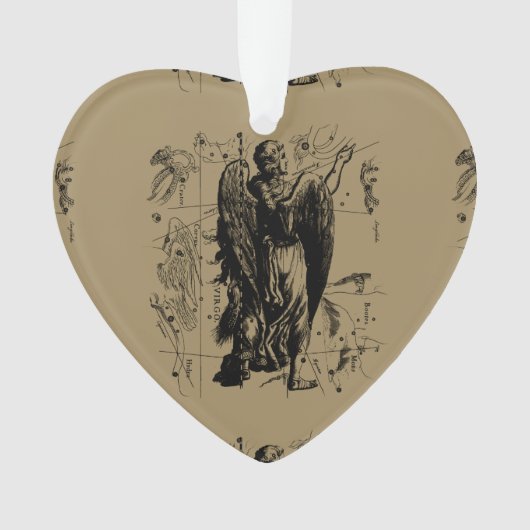 Virgo Constellation  Hevelius 1690 Ornament (voorkant)
