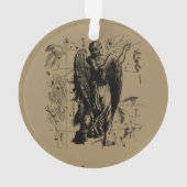 Virgo Constellation  Hevelius 1690 Ornament (achterkant)