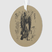 Virgo Constellation  Hevelius 1690 Ornament (voorkant)