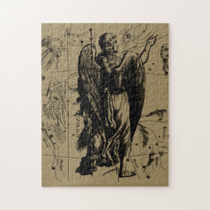 Virgo Constellation Hevelius Etching Style Legpuzzel