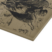Virgo Constellation Hevelius Etching Style Snijplank (Hoek)