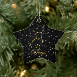 Virgo Constellation Keramisch Ornament