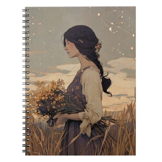 Virgo Constellation Notitieboek (Voorkant)