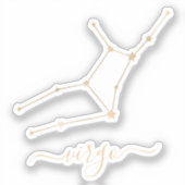 Virgo Constellation Sticker (Voorkant)