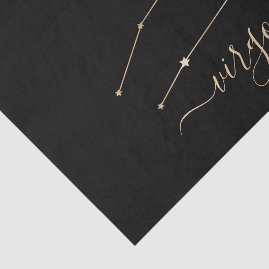 Virgo Constellation Tissuepapier (Detail)
