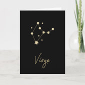 Virgo Constellation Zodiac Kaart (Voorkant)