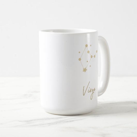 Virgo Constellation Zodiac Koffiemok (Voorkant rechts)