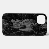 Virgo Constellation Zodiac Map Hevelius 1690 Case-Mate iPhone Case (Achterkant (horizontaal))