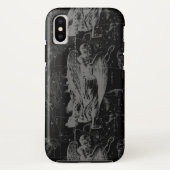 Virgo Constellation Zodiac Map Hevelius 1690 Case-Mate iPhone Case (Achterkant)