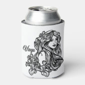 Virgo de dierentuin van de maagd blikjeskoeler (Blikje Voorkant)