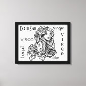 Virgo: de dierentuin van de maagd canvas afdruk (Voorkant)