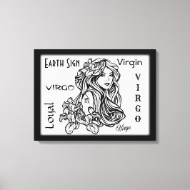 Virgo: de dierentuin van de maagd canvas afdruk