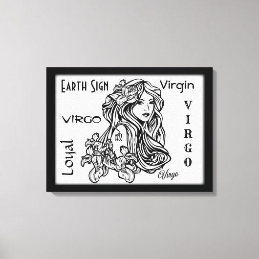 Virgo: de dierentuin van de maagd canvas afdruk (Voorkant)