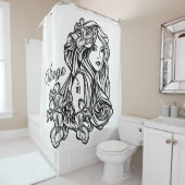 Virgo de dierentuin van de maagd douchegordijn (In situ)