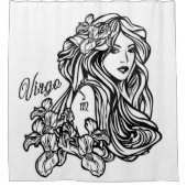 Virgo de dierentuin van de maagd douchegordijn (Voorkant)