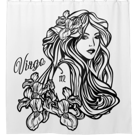 Virgo de dierentuin van de maagd douchegordijn (Voorkant)