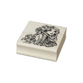 Virgo de dierentuin van de maagd rubberstempel (Stempel)