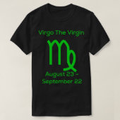 Virgo de dierentuin van de maagd t-shirt (Design voorkant)