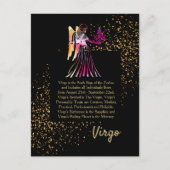 Virgo de Maagd Briefkaart (Voorkant)