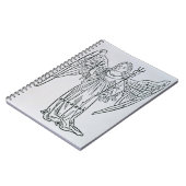 Virgo (de Maagd) is een illustratie uit de 'Poeti' Notitieboek (Linkerzijde)