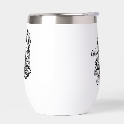 Virgo de maagd Zodiac Glass (Links)