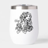 Virgo de maagd Zodiac Glass (Voorkant)