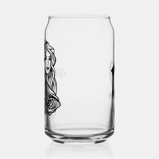 Virgo de maagd Zodiac Glass Blikvorm Glas (Links)