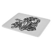 Virgo de maagd Zodiac Glass Snijplank (Hoek)