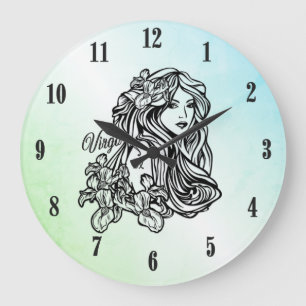 Virgo De Maagd Zodiac Mint Grote Klok