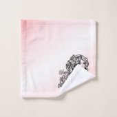 Virgo de maagd Zodiac Roze Bad Handdoek (Wasdoekje)