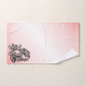 Virgo de maagd Zodiac Roze Bad Handdoek (Handdoek)