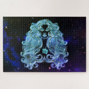 virgo de maagdelijke zodige puzzel legpuzzel