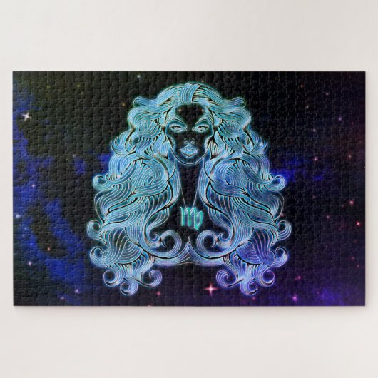 virgo de maagdelijke zodige puzzel legpuzzel (Horizontaal)