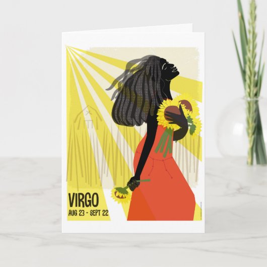 Virgo de Maiden Zodiac Kaart (Voorkant)