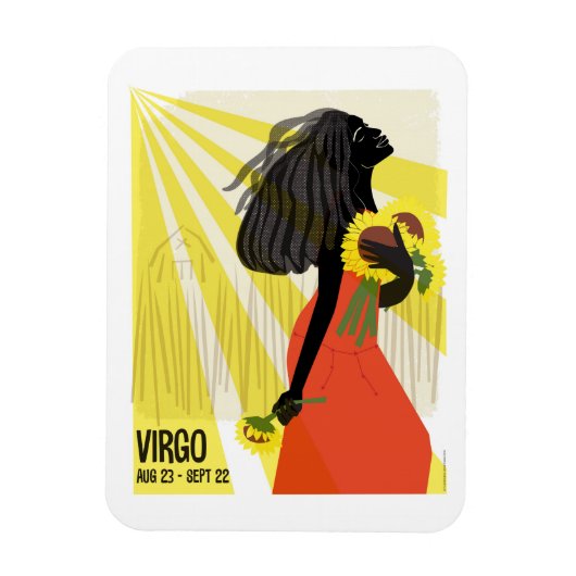 Virgo de Maiden Zodiac Magneet (Verticaal)