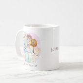 Virgo de meisjesnaam dierentuin koffiemok (Voorkant links)