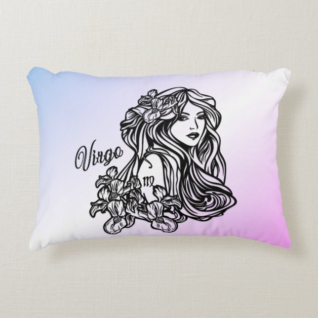 Virgo de Paarse dierentuin Accent Kussen (Voorkant)