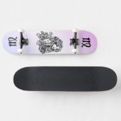 Virgo de Paarse dierentuin Persoonlijk Skateboard (Horizontaal)